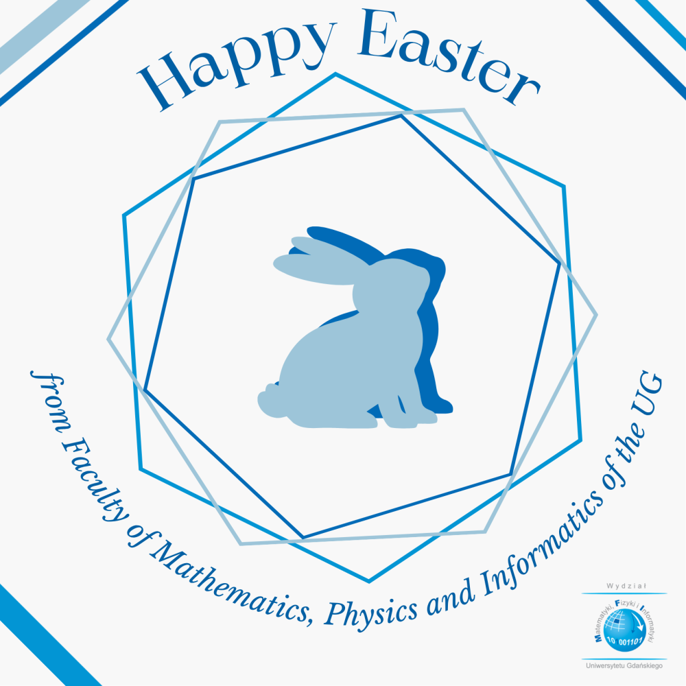 easter card with a bunny