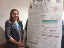 participant by her poster