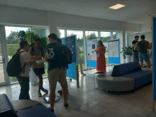 students on poster session