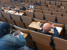 students at the lecture hall