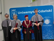 Vice-Dean prof. Błażej Szepietowski, dr hab. Anita Dąbrowska, Vice-Rector prof. Anna Jurkowska-Zeidler, dr hab. Rafał Lutowski